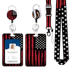 Red Black American Flag