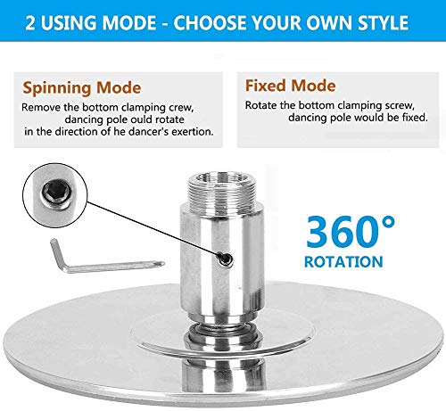 image for Sibosen Professional Stripper Pole Spinning Dance Pole for Home Fitnes