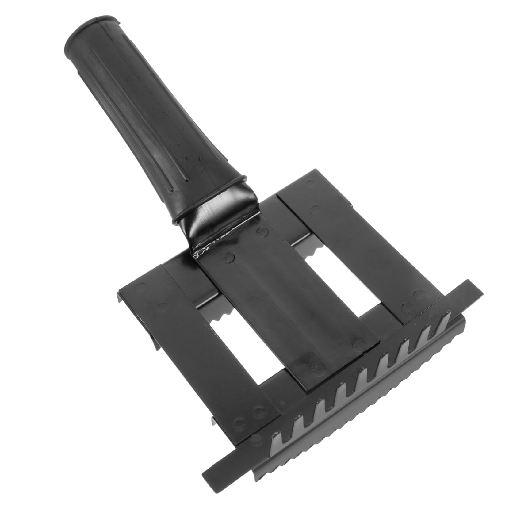 VANZACK 5piezas Cepillo Metálico De Limpieza Para Caballos Herramienta De Aseo Ergonómica Mango Antideslizante Práctico Rastrillo Para Eliminación De Pelo y Suciedad Mascotas