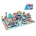 WFF Spielzeug BAU Block-Baby-Spielzeug-Set Bildung Spielzeug for Kinder 113 Stück Holz Bauklotz und 48 Stück Puzzle for 3-jährige und Up-Spielset (Color : 1 Set)