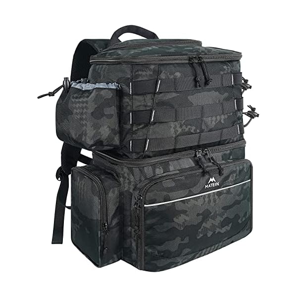 MATEIN-Fishing-Backpack-Water-Resistant-Fishing-Tackle-Box-Bag-with-Rod-Holders-Cooler-Gear-Gifts-for-Men MATEIN Fishing Backpack, Water Resistant Fishing Tackle Box Bag with Rod Holders & Cooler, Gear Gifts for Men