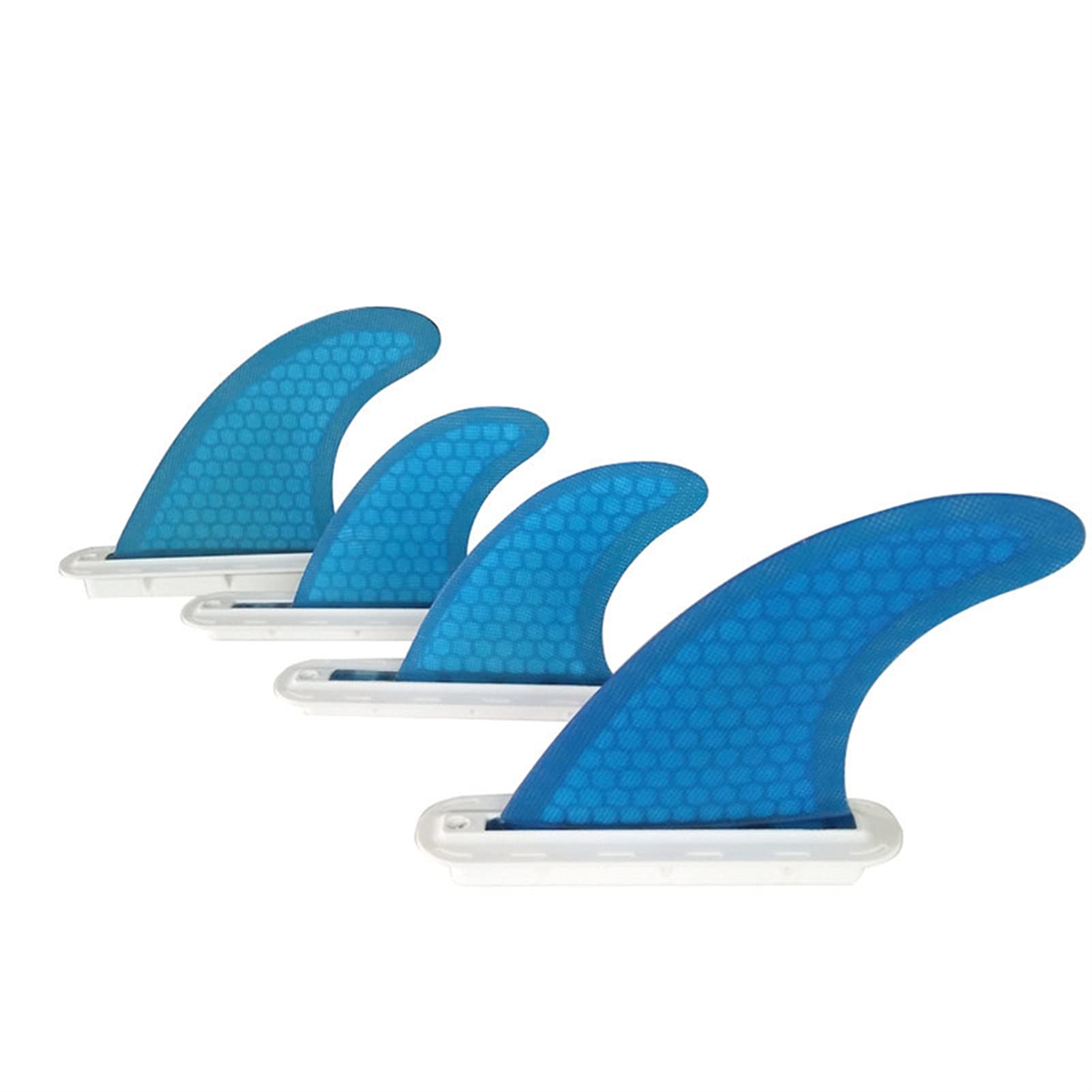 G3 + GL Aleta de tabla de surf FIN FIN FIN FIBERGASS Honeballer Tail Fin Surf Rudder en Surfing,Alta velocidad(Blauw)