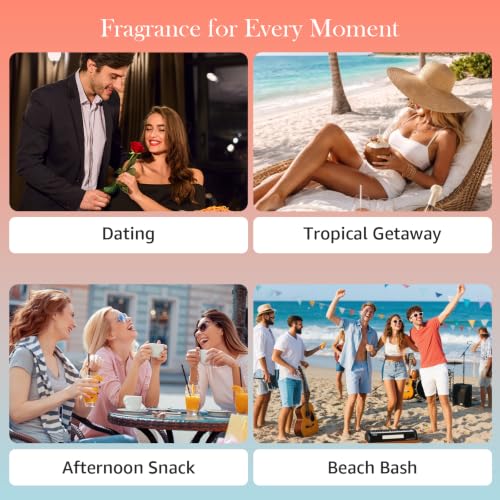 Tropical Vibe - Fruity, Coconut, Fresh, Woody, Musky - Eau de Parfum Spray for Unisex, Long-Lasting Fragrance, 3.4 oz/100ml — view 5
