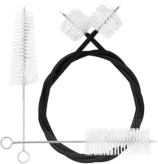 VICASKY 3pcs Trombone Cleaning Brush Cleaning Kit Trumpet Cleaning Tools Trumpet Brush Cleaning Kit Trumpet Brush Natural Mane Wind Instrument Cleaning Supplies