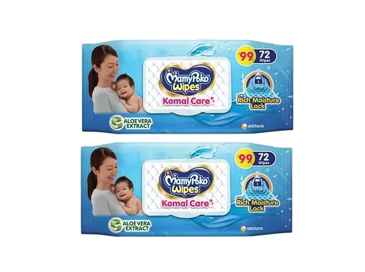 Mamy Po-ko Komal Care Wipes PACK OF 2-image-25