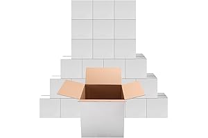 PETAFLOP White Cardboard Shipping Boxes