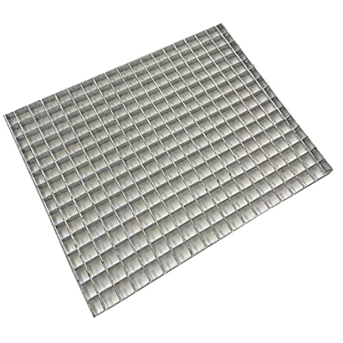 Grille à souder pour escaliers galvanisés 100 x 70 cm maille 30x30