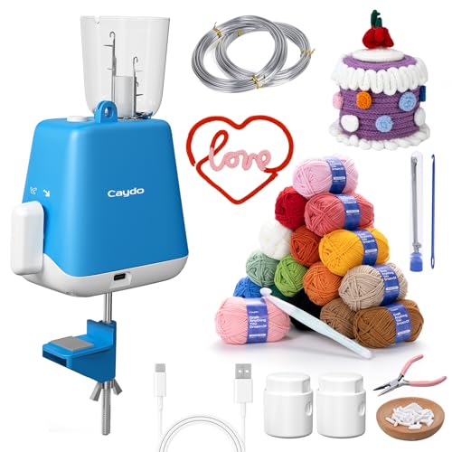 Caydo iCord Maker Kit for Beginners, 92pcs i-Cord...