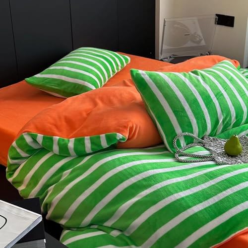 Parure de lit pour lit simple éliminez la grisaille avec une décoration vert A43