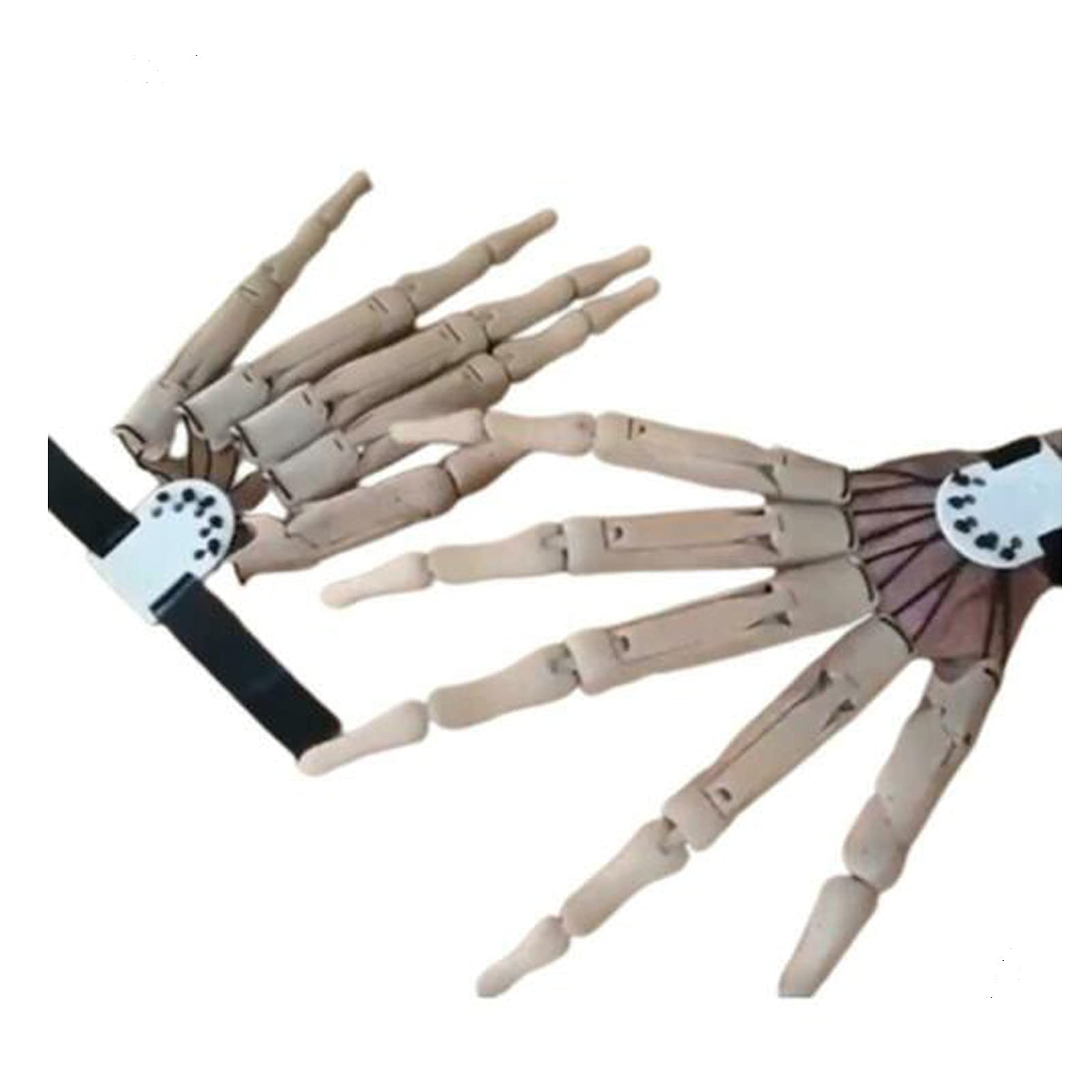 Dedos Articulados De Halloween Con Guantes Protectores – Garras 3D Flexibles Para Disfraces De Terror