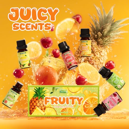 Image of SALKING Fruity Fragrance Oils Set, Essential Oils for Diffuser for Home
