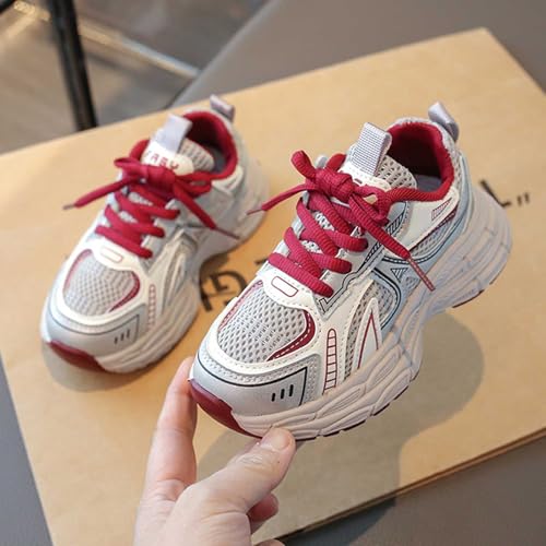 Toddler Boys Girls Sneakers Non-Slip Hook and Loop Athletic Running Fitness Shoe Toddler/Little Kid/Big Kid4