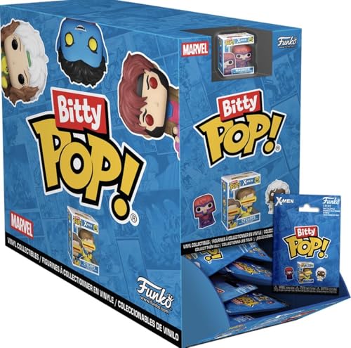 Funko Bitty Pop! Singles: X-Men - Iceman - 32 Pieces PDQE una Mini Figura Misteriosa a Sorpresa - 0.9 Inch (2.2 Cm) da Collezione - Ripiano Espositivo Impilabile Incluso - Idea Regalo