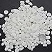 JZMYXA Aquarium Decorative Sands White Gravel Pebbles Fit for Aquariums Succulent Plants Terrarium Landscape, 2 Pounds