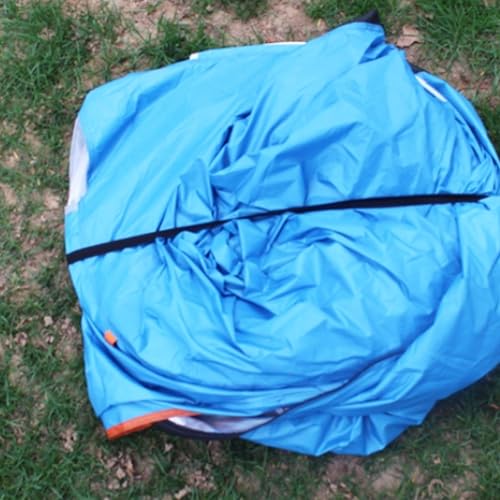 Carpa portátil para camping 3-4 personas azul miniatura 7