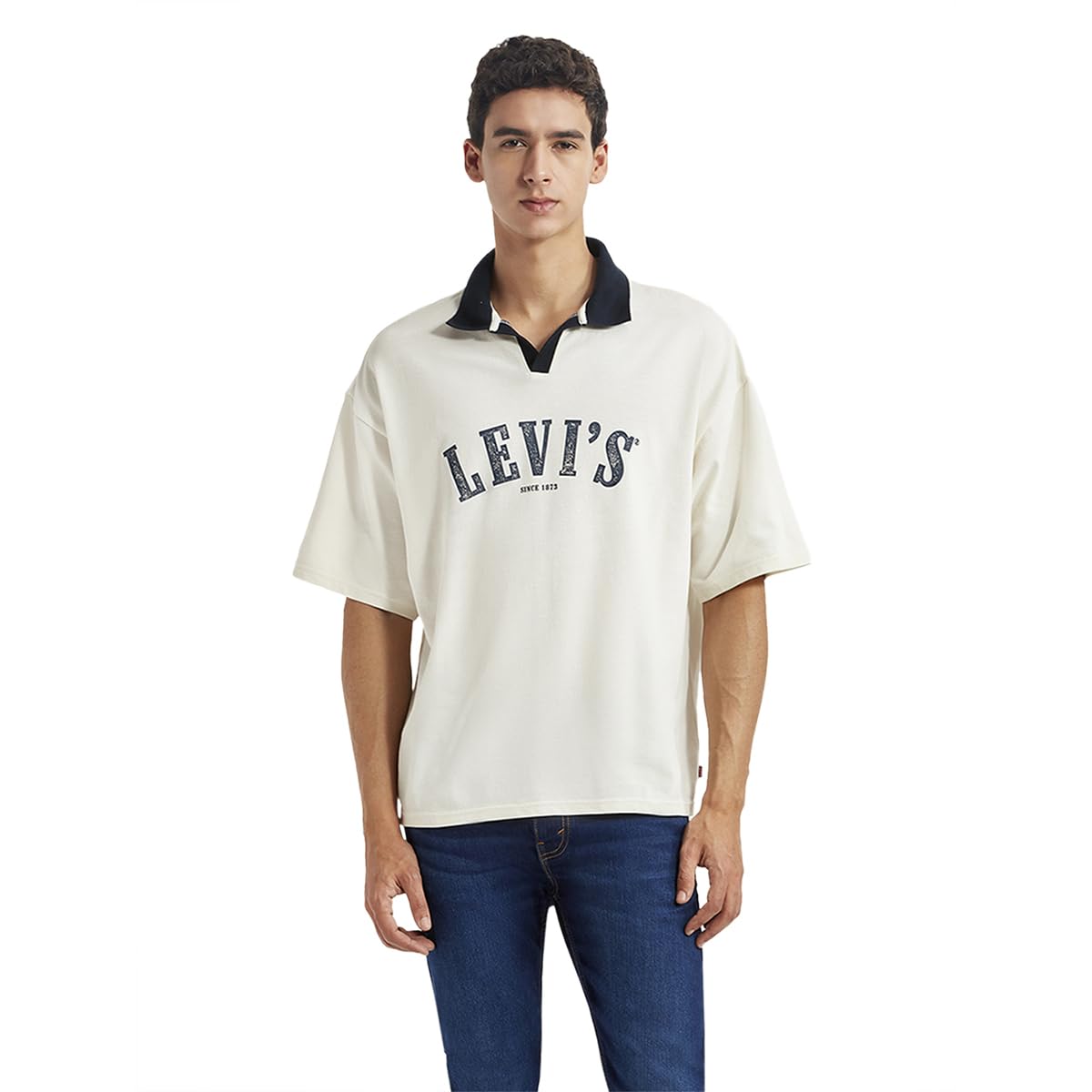 levi's Men's Solid Loose Fit Polo T-Shirt-picture-41