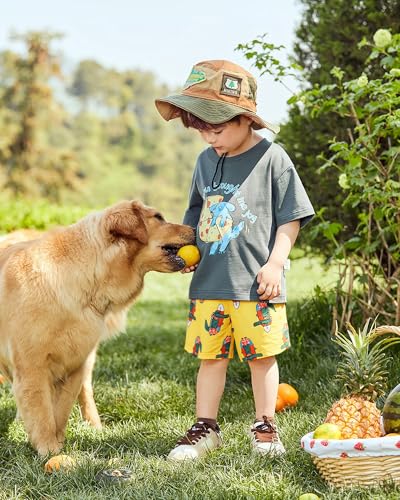 Image of SURF CUZ Surfcuz Little Boys Swim Trunks UPF 50+ Toddler Beach Shorts Swimsuit Kids Quick Dry Swimwear