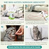 Katzenabwehrspray für Katzen, Verbesserte Fernhaltespray Katzen für Innen und Außen, Anti Katzen Spray, natürlichen Wirkstoffen, Schützen von Möbeln, Böden, Sofas, Teppichen-150ml, Grün