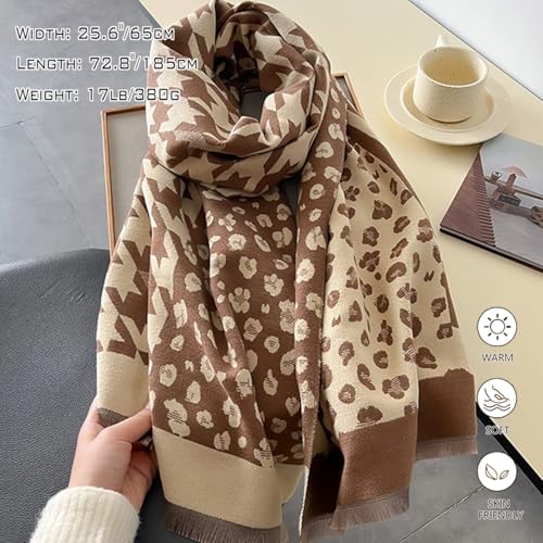 Cashmere Feel Winter Scarf for Women Large Pashmina Blanket Scarf Cashmere Wrap for Women Fall Winter Shawl3