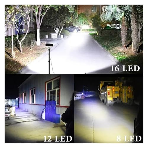 Luces LED conducción impermeable foco externo luz antiniebla para moto 4