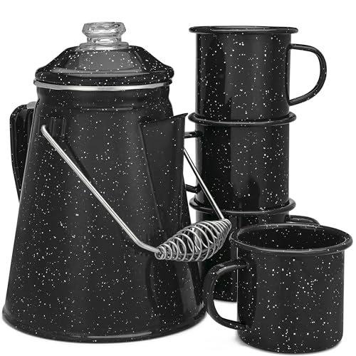 COLETTI Classic Enamel Set Coffee...
