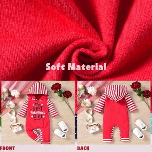 Aalizzwell Newborn Infant Baby Boys Girls Hooded Romper4