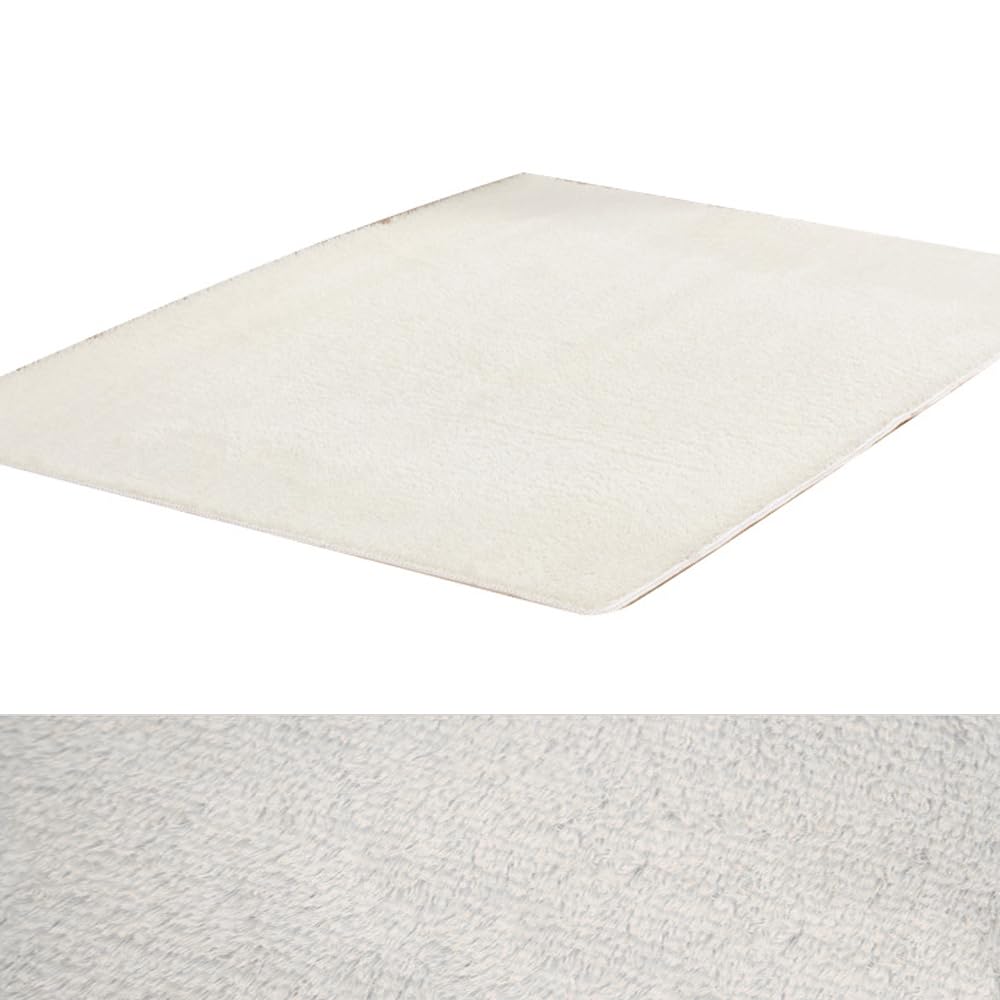 Ultra Soft Indoor Modern Area Rugs Fluffy Non-Slip Floor Square Carpets Silky Mat for Living Room Bedroom Exercise