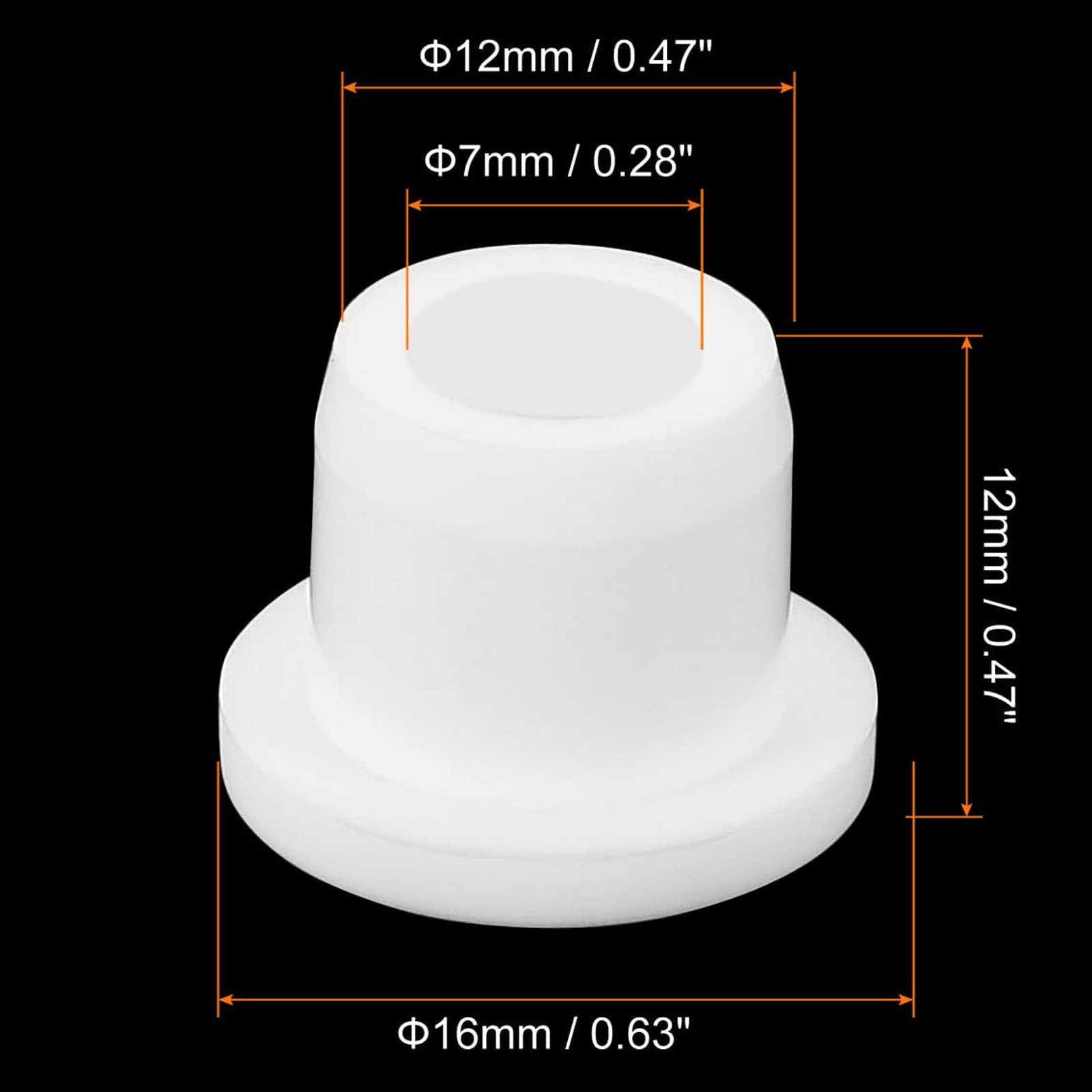 TA-VIGOR 9Pcs Silicone Hole Plugs, 12mm Diameter Hole Stoppers - Image 2