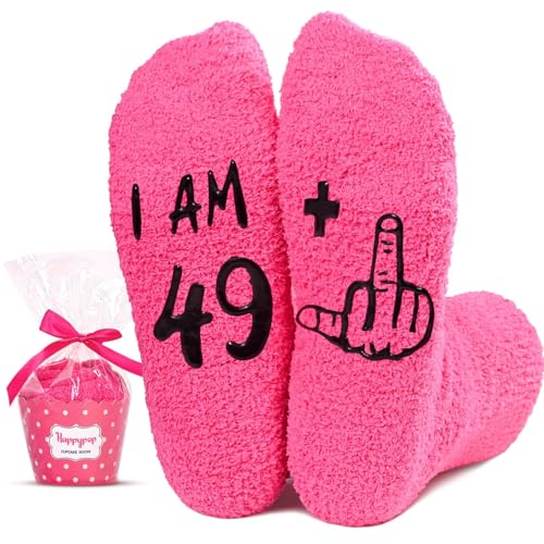 HAPPYPOP 50TH Birthday Gifts for Her - 50 Year Old Socks for Women Friends Turning Their...