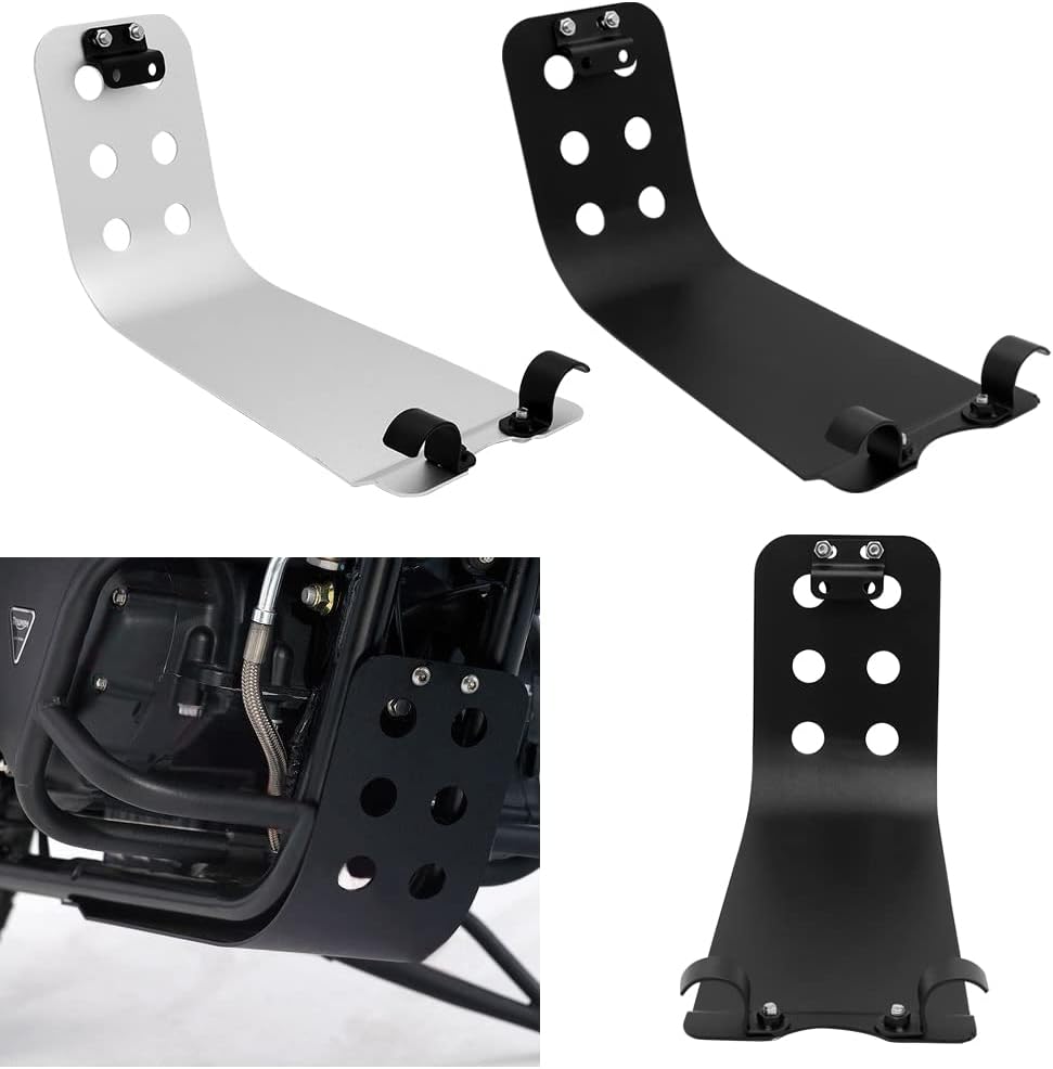 Motorcyle Accessories Engine Guard Skid Plate Shield Cover for Triumph Thruxton 900 Scrambler Bonneville T100 T214 T120 2003-2015 Mudguard, Black