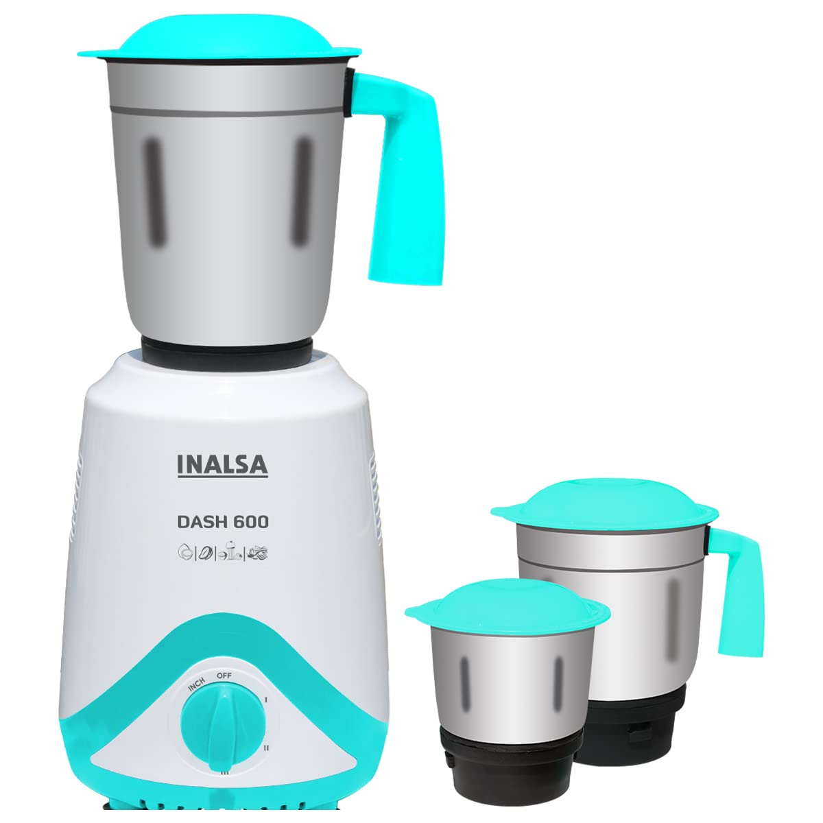 See full amazon price history chart for INALSA DASH-600 Mixer Grinder With Copper Motor|5 Year Warranty On Motor-600 Watt with 3 Jars|Shock Proof Body|3 Speed Setting with Pulse|Dry,Wet Grinding|Overload Protection|ISI Certified|1.2litres INALSA DASH-600 Mixer Grinder With Copper Motor|5 Year Warranty On Motor-600 Watt with 3 Jars|Shock Proof Body|3 Speed Setting with Pulse|Dry,Wet Grinding|Overload Protection|ISI Certified|1.2litres (B0C335M1KZ) Amazon Price History, Amazon Price Tracker