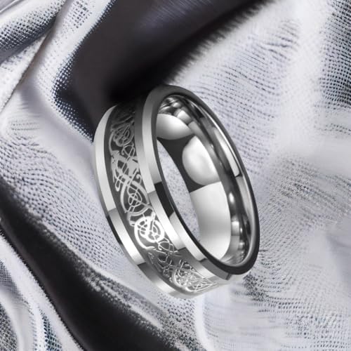 Image of Men's Stainless Steel Western Style Band Rings Collection for Men /Boy's