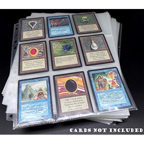 docsmagic.de 200 9-Pocket Pages - 11 3-Ring Album Ordnerseiten- MTG - PKM - YGO Cover