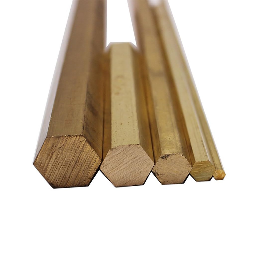 Barra Esagonale In Ottone, Aste Esagonali In Metallo Solido Da 3 Mm-20 Mm, 1 Pz(12mm)