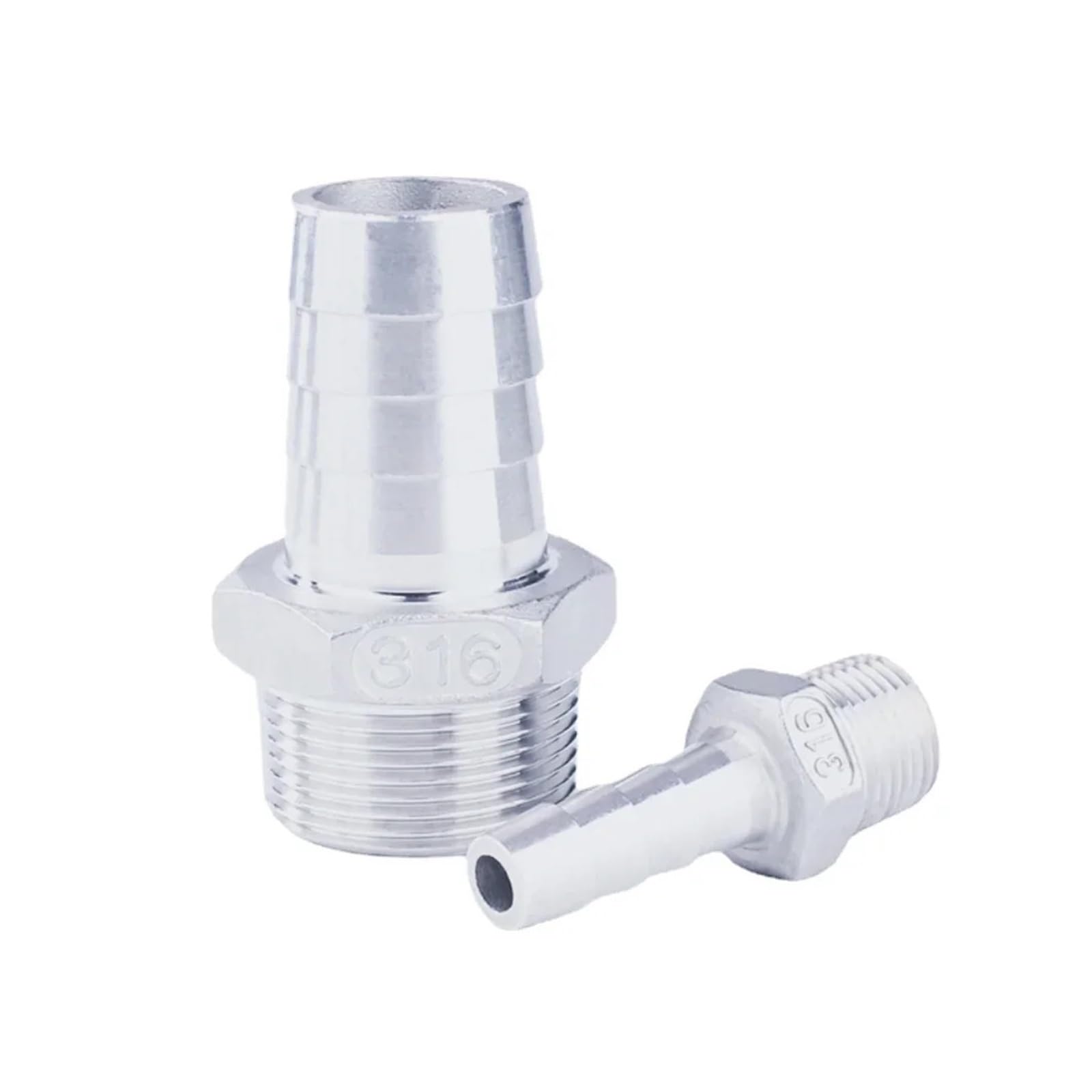 Złącze proste 1/8" 1/4" 3/8" 1/2" 3/4" 1" 2" 3" 4" Męskie 6 8 10 12 13-100mm do węża ze stali nierdzewnej(1 1L4 BSP 32MM BARB-STRAIGHT)