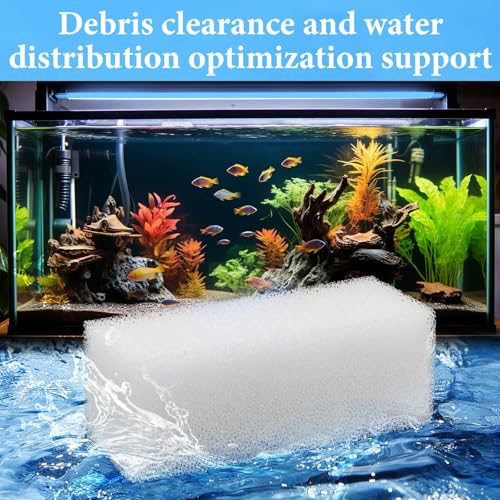 Image of Threlaco 6 Pcs Replacement Foam Filters Compatible with Aqua-Clear 110 /500 A623 Aquarium Filter Foam Insert Sponge Pads