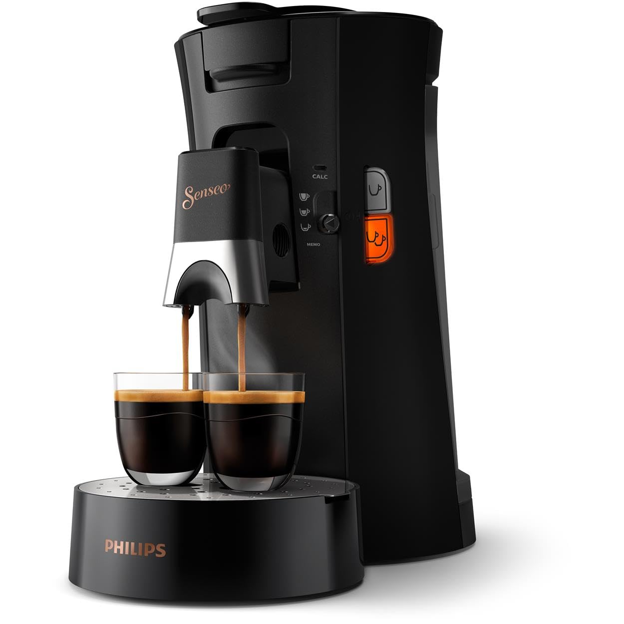 Philips SENSEO, machine à café à dosettes, Crema Plus, 2 tasses simultanées
