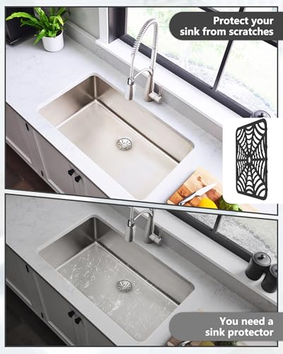 Protector de Fregadero de Silicona 2 Pack 12x11.25" miniatura 5