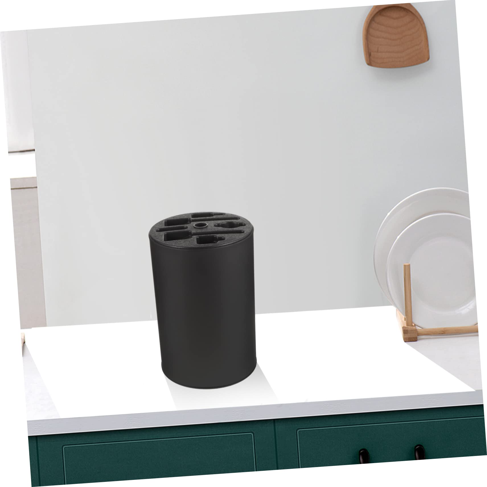 Cabilock 2Pcs Multifunctional Kitchen Cutter Organizer Sturdy Utensil Holder for Tidy Kitchen Storage Easy Access Knife Base Design