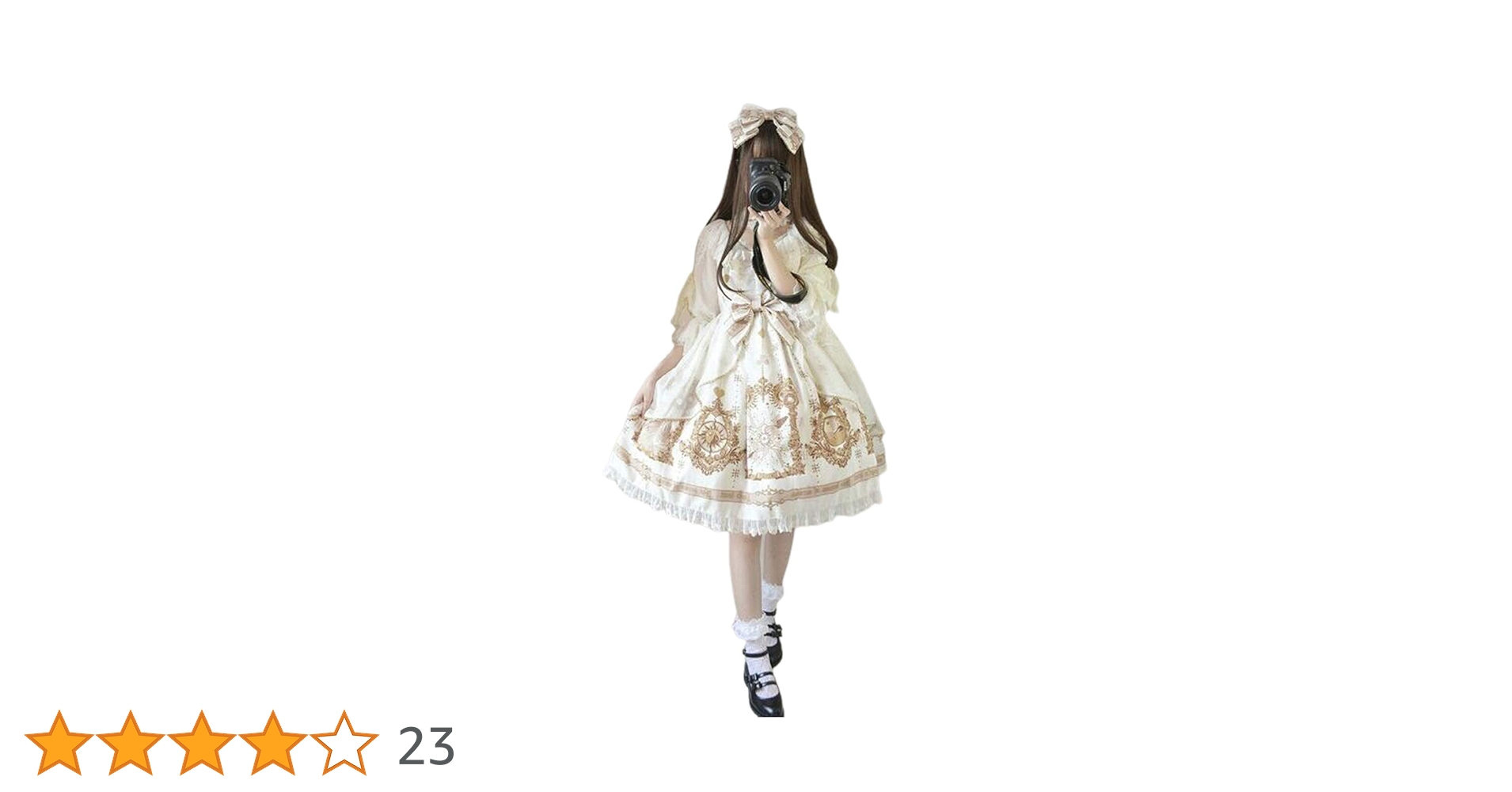 Amazon.co.jp: [milky time] ゴスロリ ロリータ ワンピース