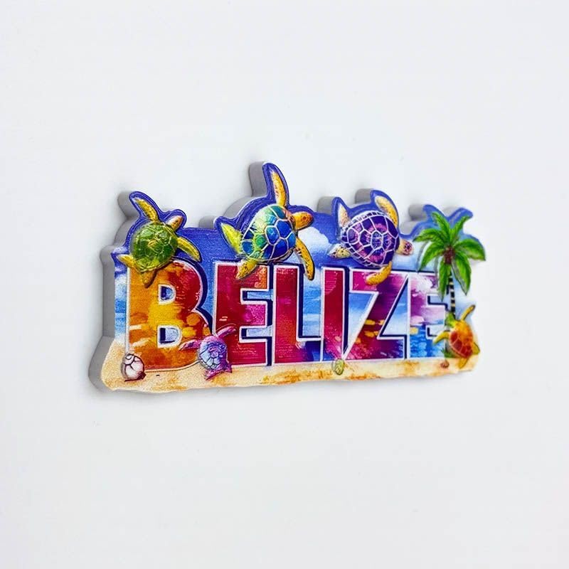 Imán Decorativo de Resina 3D Tortuga Marina 10cm x 5cm miniatura 4