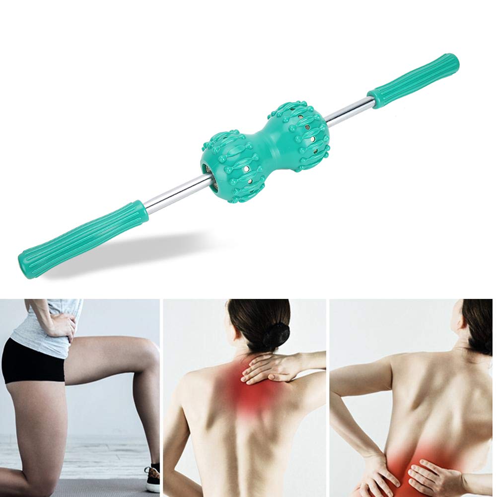 zhoul Multifunktionaler Magnet Muskelmassage Roller Rücken Schulter Muskelentlastung Akupressur Roller Massagegerät