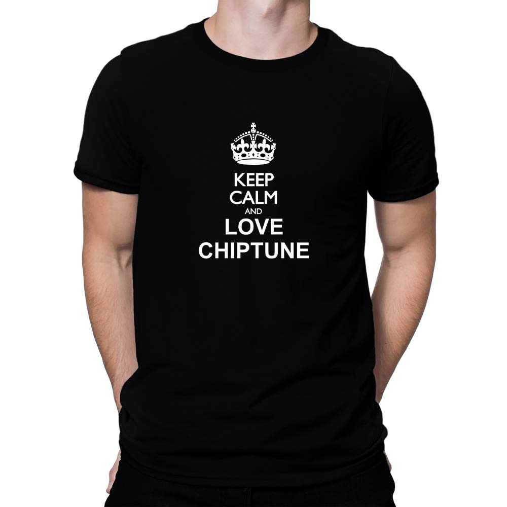 TeeburonKeep Calm and Love Chiptune T-Shirt