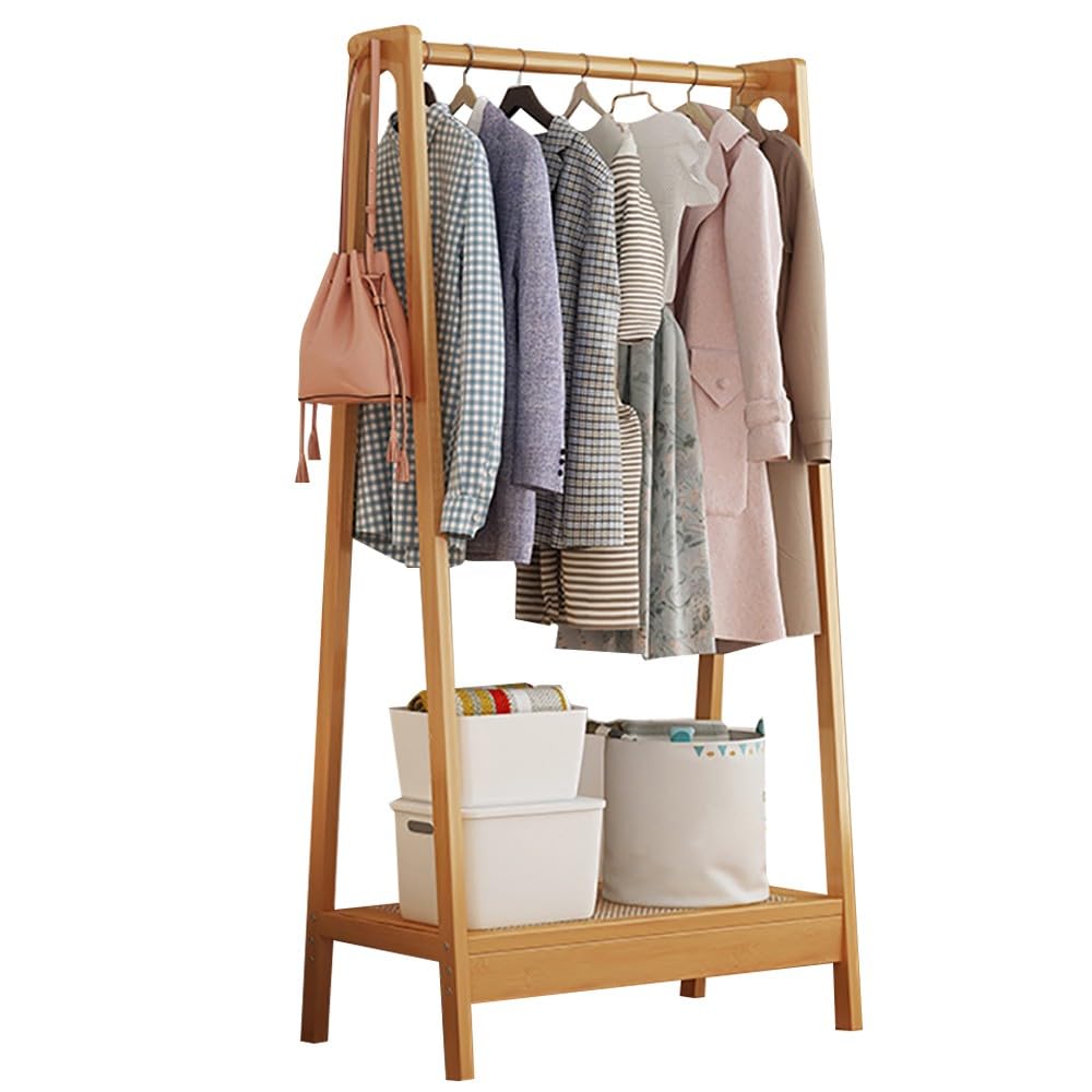 Meuble porte-manteau bois et étagère chaussures pour éliminer le désordre