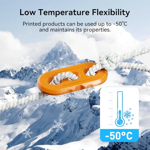 kexcelled TPU 95A Filament, Flexibel und Weich, Hervorragende Elastizität, 1,75mm 1kg Spule Rolle, 3D Drucker Materialient, Vakuumverpackung, für FDM Druckern, Schwarz – Bild 5