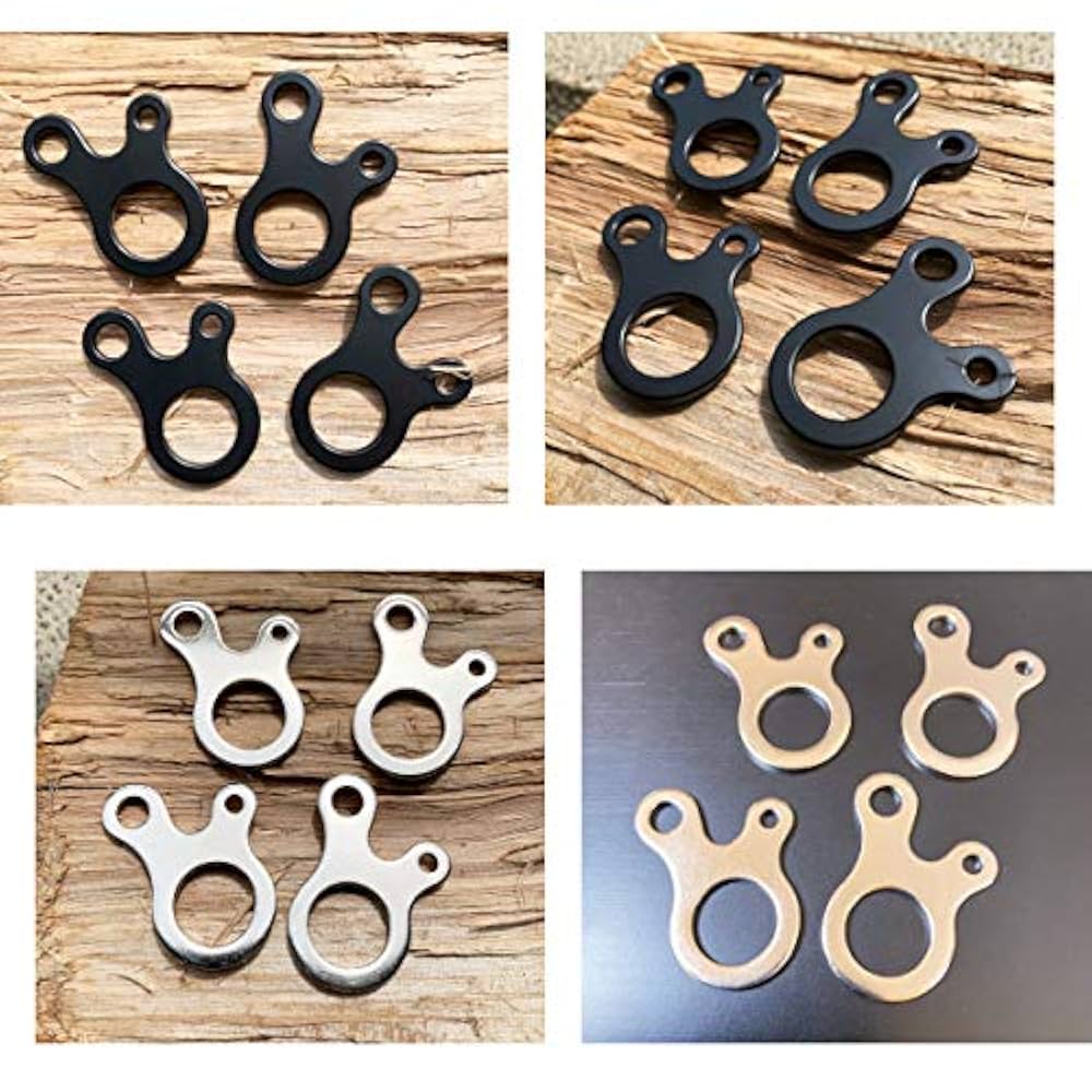 Amazon | メロウストア ステンレス製 かたつむり 自在金具 4個