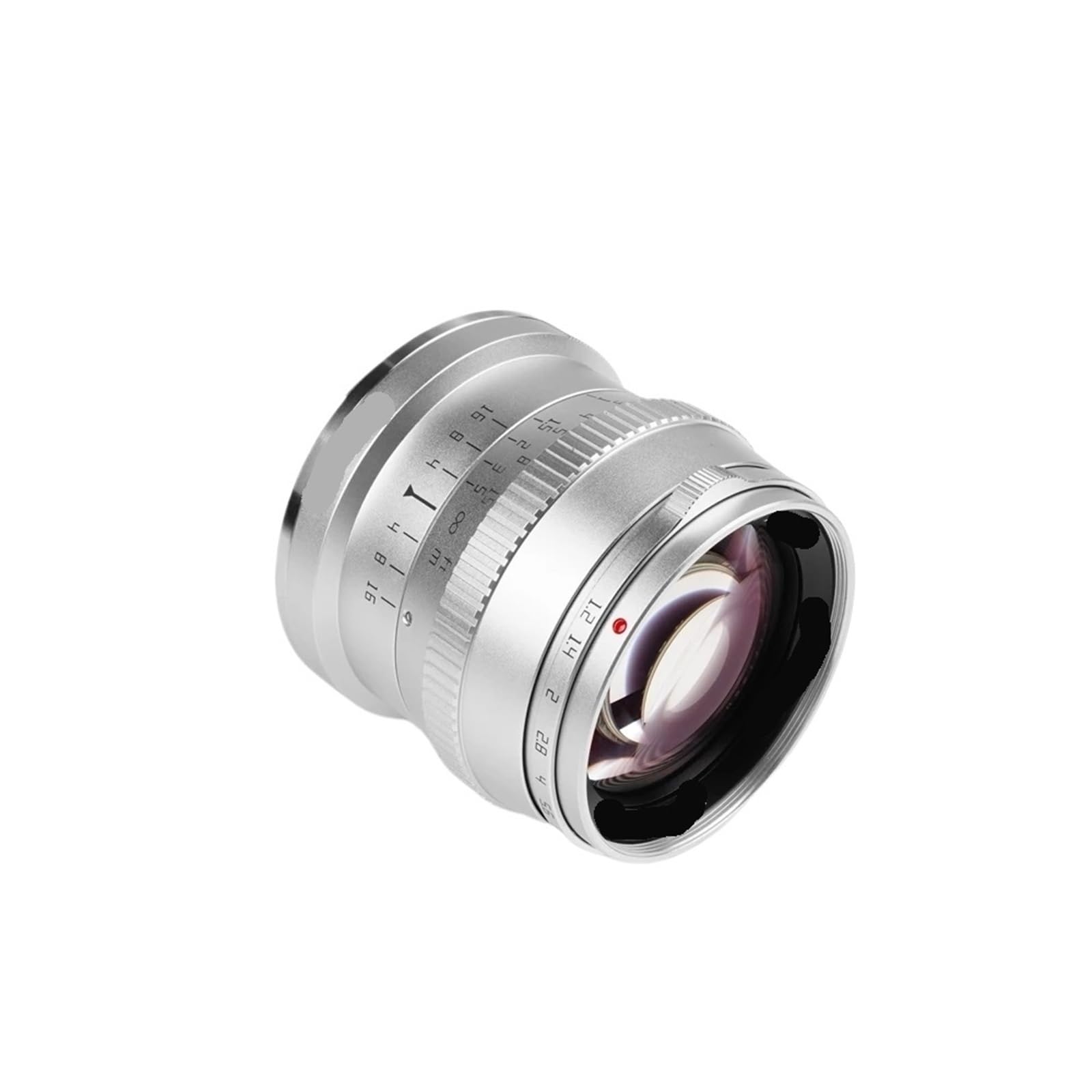 Lente de Retrato de Enfoque Manual F1.2 APS-C de 50 mm for E/X/M / M4/3 / Z/L/RF(Silver,Mount Z)