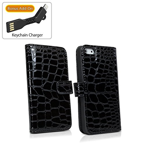 Cover iPhone si, BoxWave® [brevetto in pelle