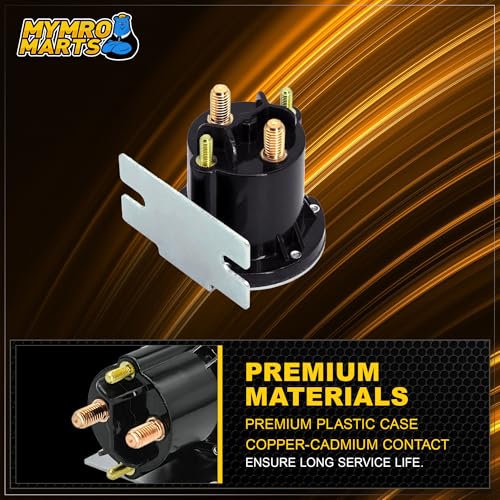 Image of MYMRO 12V Starter Solenoid Relay JF2-H1950-00 JR3-H1950-00 684-1271-012 for Yamaha YDRA G22 G23 G27 G28 G29 Drive Golf Cart Buggy Trombetta 684-1271-012 684-1251-012 J&N 240-22272
