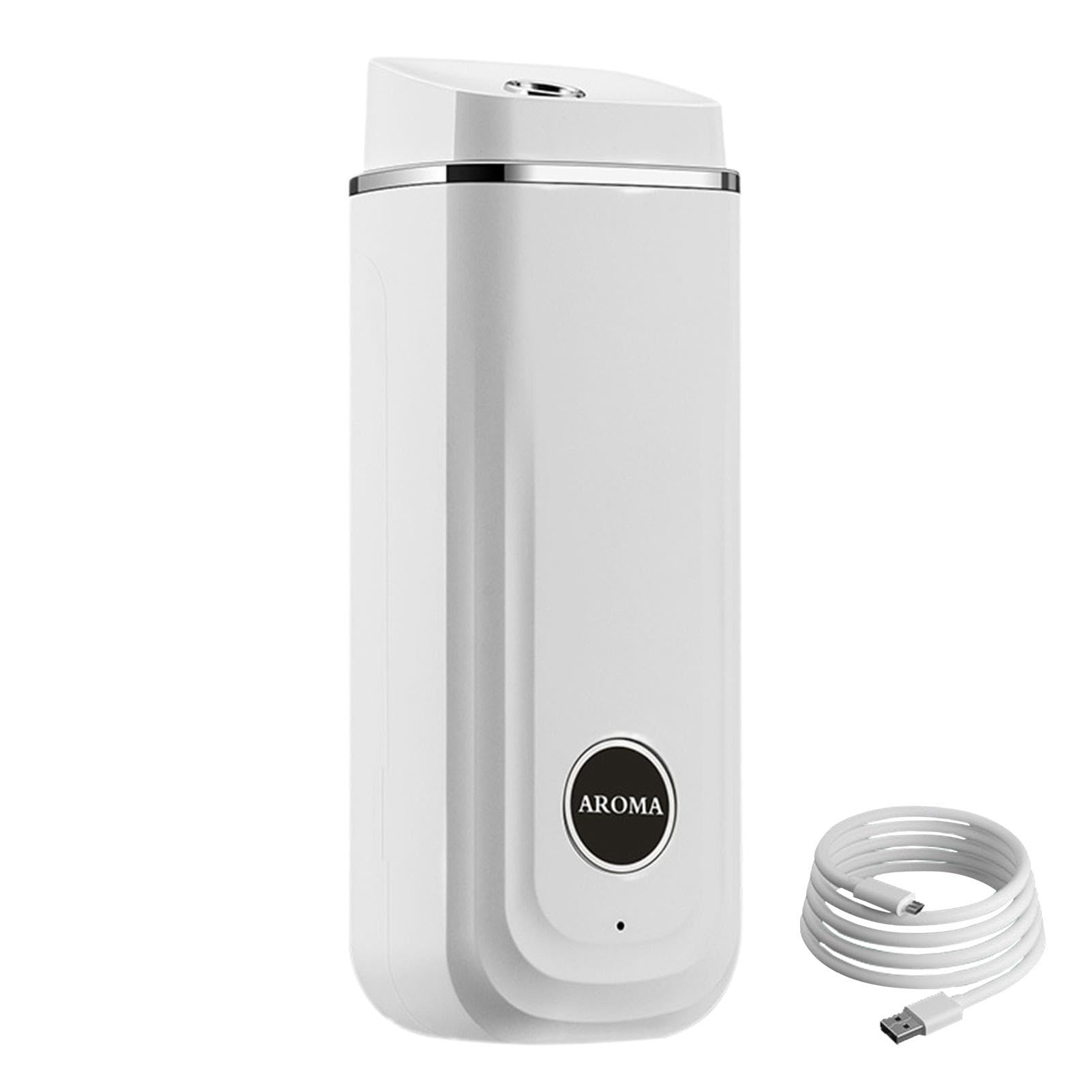 Ultrasonic Aromatherapy Diffuser - 500mA Rechargeable Oil Diffuser with 3 Settings, Refreshing Odor Remover Delicate Mist | Portable Wall Mount Desk Diffuser for Home, offices, Bedroom